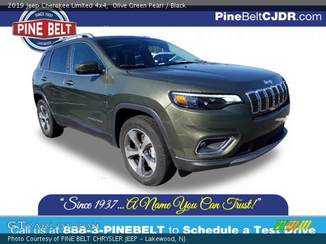 2019 Jeep Cherokee Limited 4x4 in Olive Green Pearl