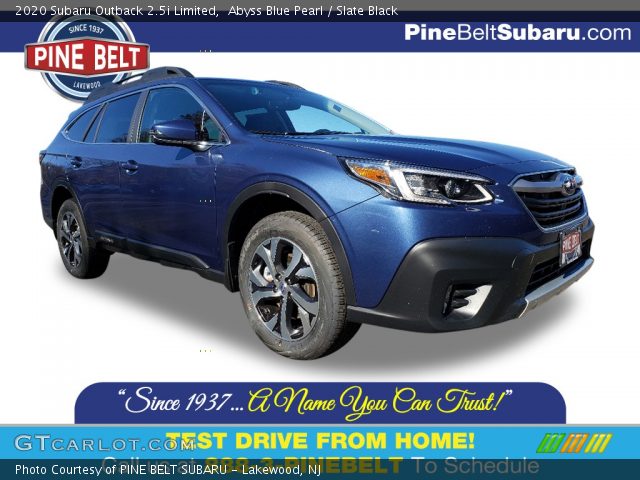2020 Subaru Outback 2.5i Limited in Abyss Blue Pearl