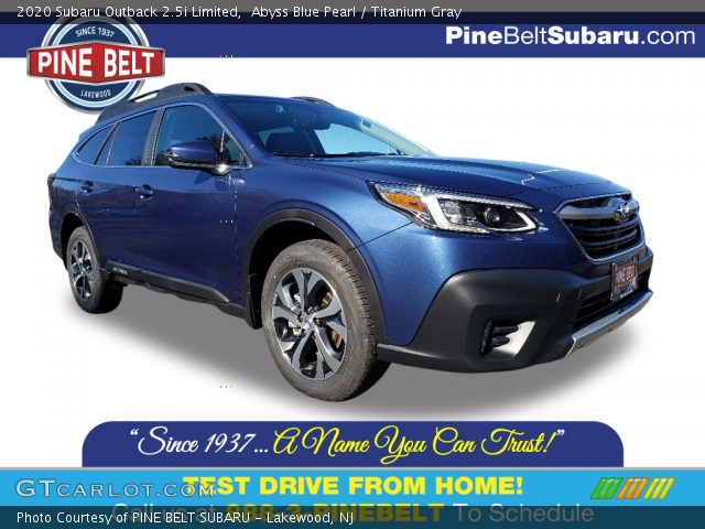 2020 Subaru Outback 2.5i Limited in Abyss Blue Pearl