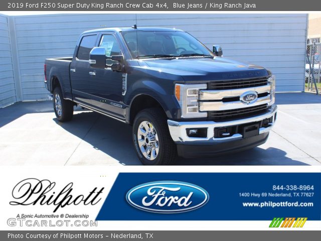 2019 Ford F250 Super Duty King Ranch Crew Cab 4x4 in Blue Jeans