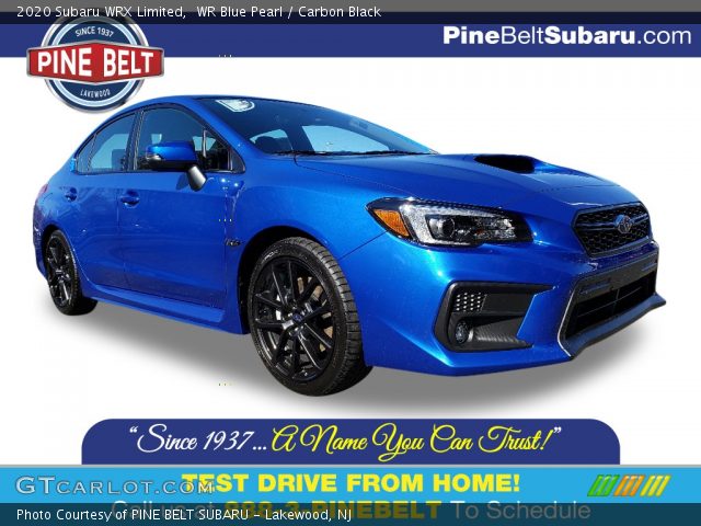 2020 Subaru WRX Limited in WR Blue Pearl