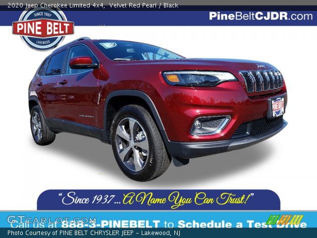 2020 Jeep Cherokee Limited 4x4 in Velvet Red Pearl