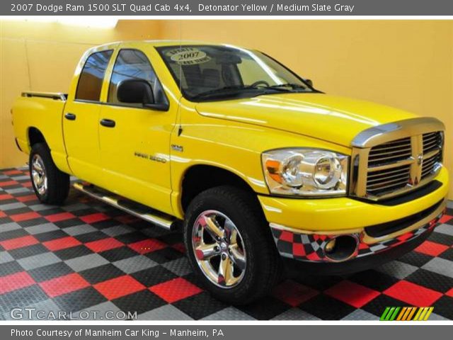 2007 Dodge Ram 1500 SLT Quad Cab 4x4 in Detonator Yellow