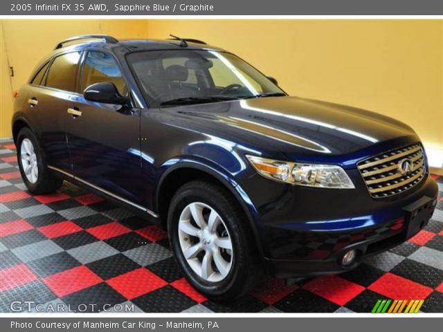 2005 Infiniti FX 35 AWD in Sapphire Blue