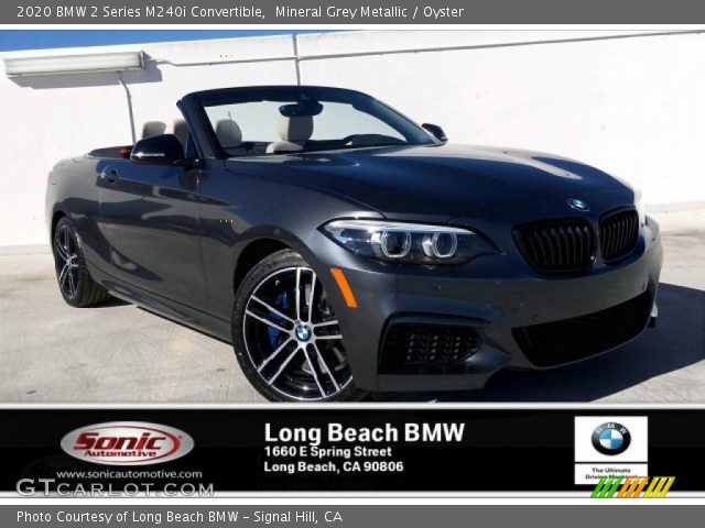 2020 BMW 2 Series M240i Convertible in Mineral Grey Metallic