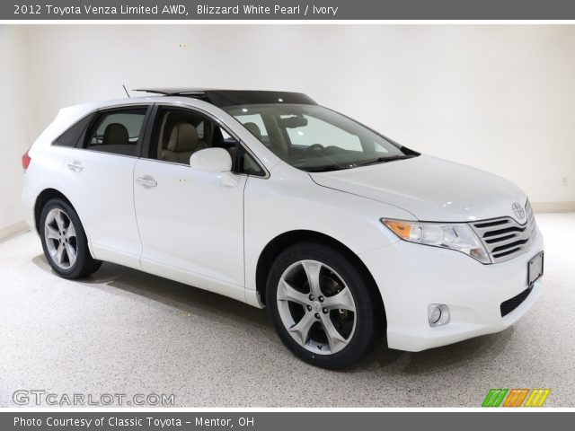 2012 Toyota Venza Limited AWD in Blizzard White Pearl