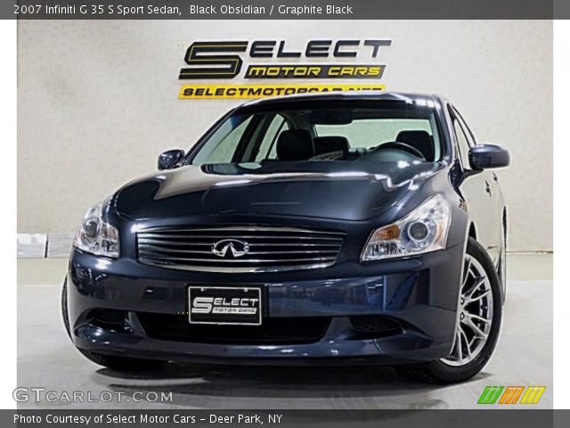 2007 Infiniti G 35 S Sport Sedan in Black Obsidian