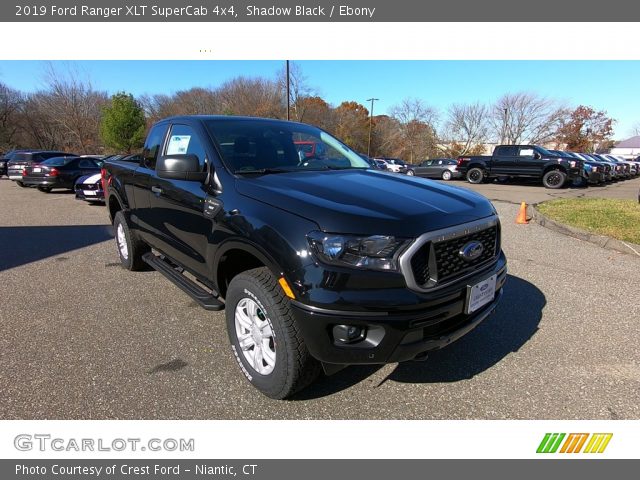 2019 Ford Ranger XLT SuperCab 4x4 in Shadow Black