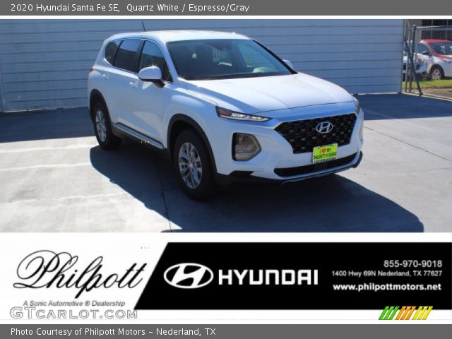 2020 Hyundai Santa Fe SE in Quartz White