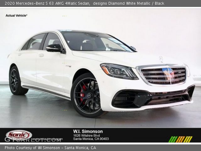 2020 Mercedes-Benz S 63 AMG 4Matic Sedan in designo Diamond White Metallic