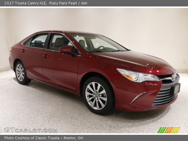 2017 Toyota Camry XLE in Ruby Flare Pearl