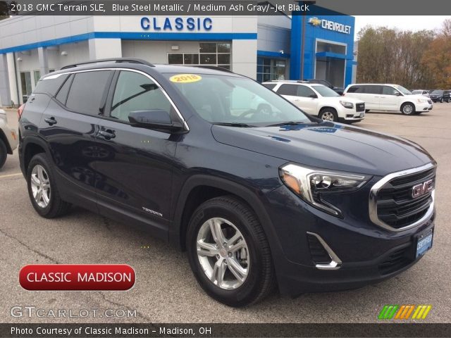 2018 GMC Terrain SLE in Blue Steel Metallic