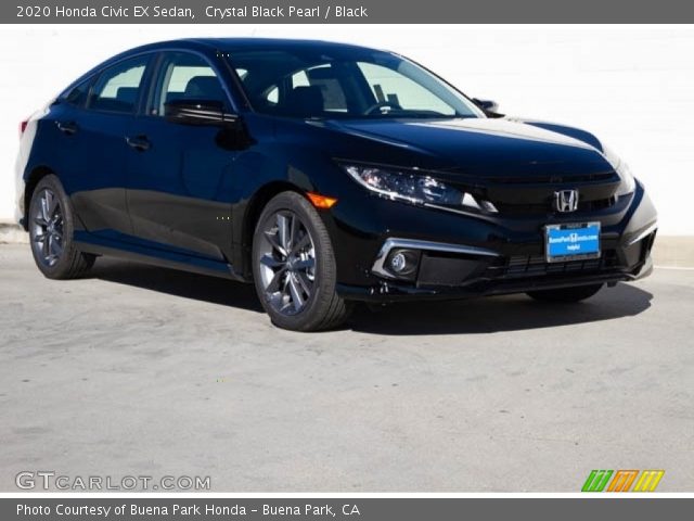 2020 Honda Civic EX Sedan in Crystal Black Pearl