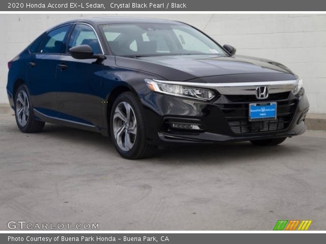 2020 Honda Accord EX-L Sedan in Crystal Black Pearl