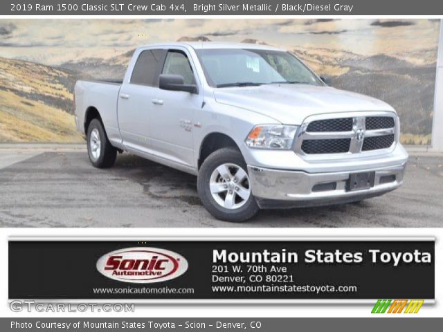 2019 Ram 1500 Classic SLT Crew Cab 4x4 in Bright Silver Metallic