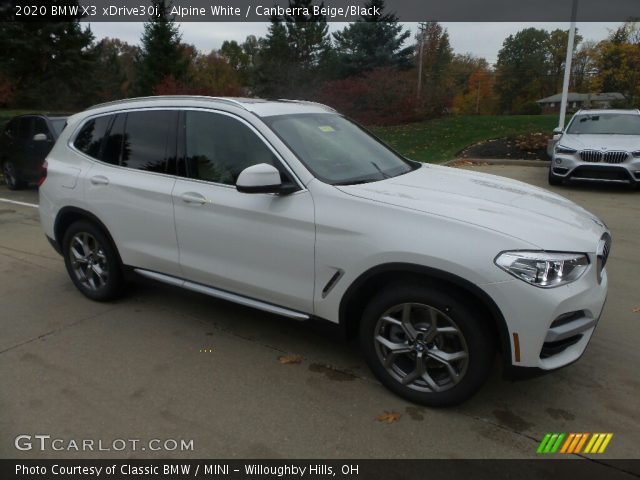 2020 BMW X3 xDrive30i in Alpine White