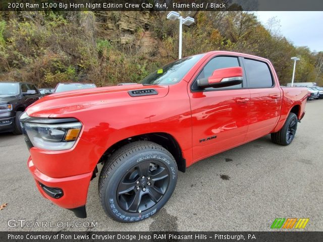 2020 Ram 1500 Big Horn Night Edition Crew Cab 4x4 in Flame Red