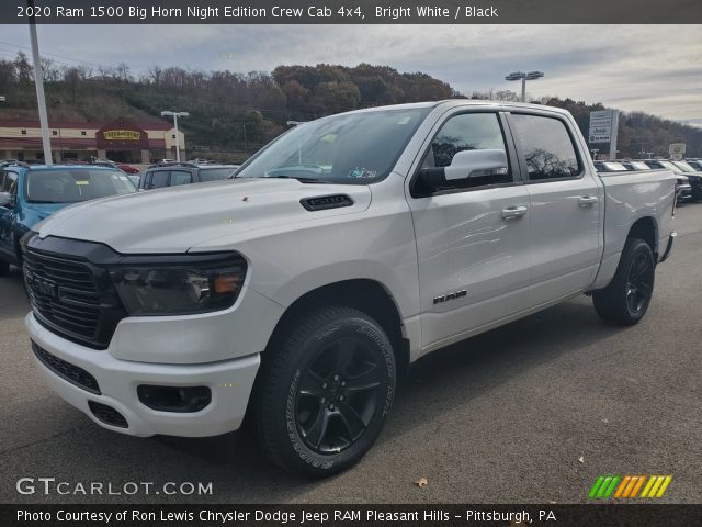 2020 Ram 1500 Big Horn Night Edition Crew Cab 4x4 in Bright White