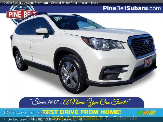 2020 Subaru Ascent Premium in Crystal White Pearl