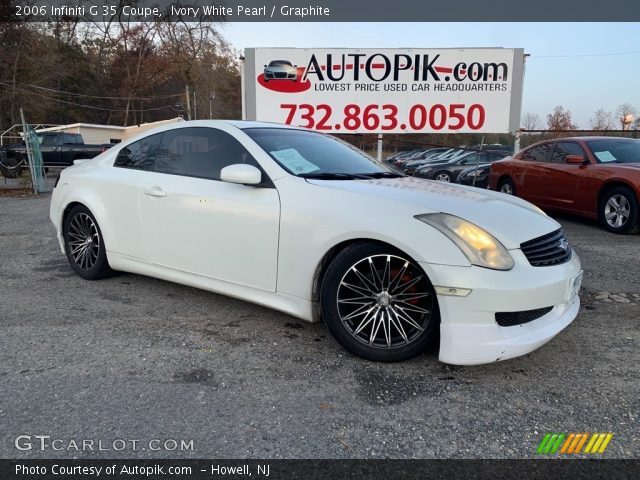 2006 Infiniti G 35 Coupe in Ivory White Pearl