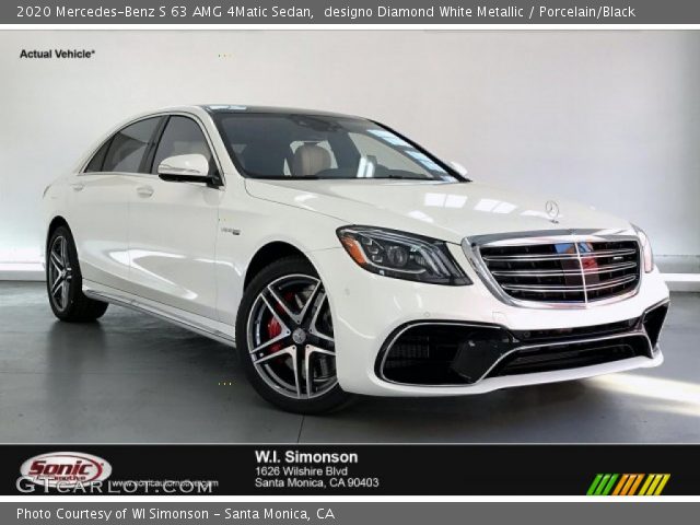 2020 Mercedes-Benz S 63 AMG 4Matic Sedan in designo Diamond White Metallic