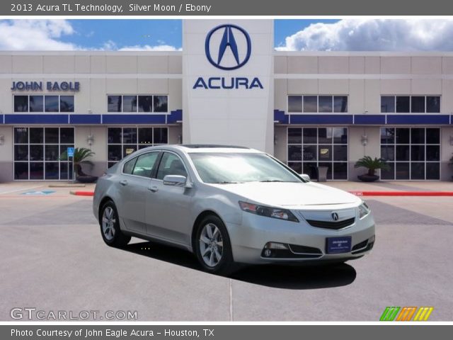 2013 Acura TL Technology in Silver Moon