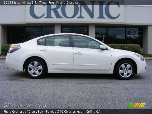 2008 Nissan Altima 2.5 in Winter Frost Pearl