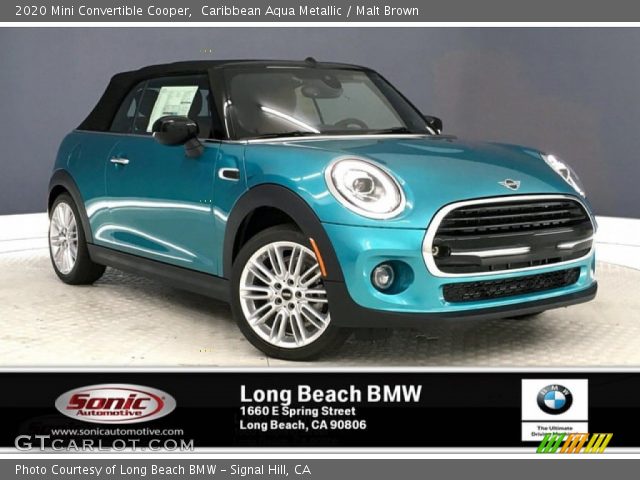 2020 Mini Convertible Cooper in Caribbean Aqua Metallic