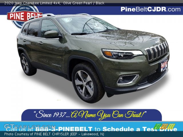 2020 Jeep Cherokee Limited 4x4 in Olive Green Pearl