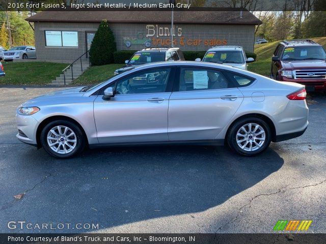 2016 Ford Fusion S in Ingot Silver Metallic