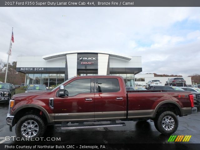 2017 Ford F350 Super Duty Lariat Crew Cab 4x4 in Bronze Fire