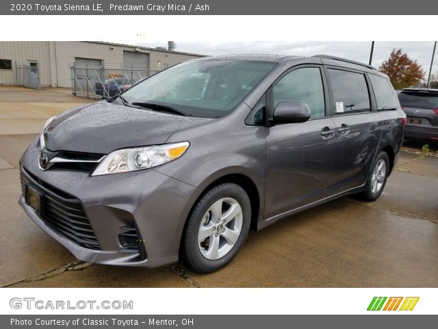 2020 Toyota Sienna LE in Predawn Gray Mica