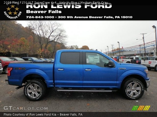 2020 Ford F150 XLT SuperCrew 4x4 in Velocity Blue