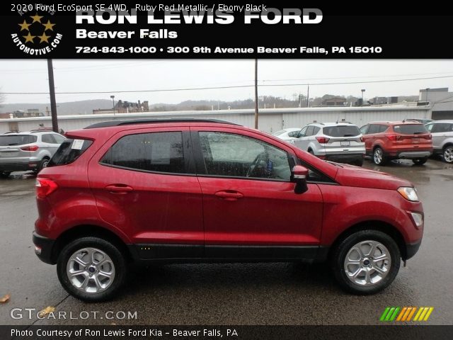 2020 Ford EcoSport SE 4WD in Ruby Red Metallic