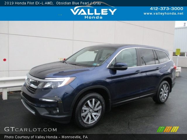 2019 Honda Pilot EX-L AWD in Obsidian Blue Pearl