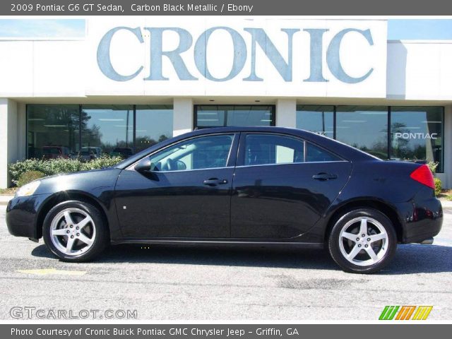 2009 Pontiac G6 GT Sedan in Carbon Black Metallic