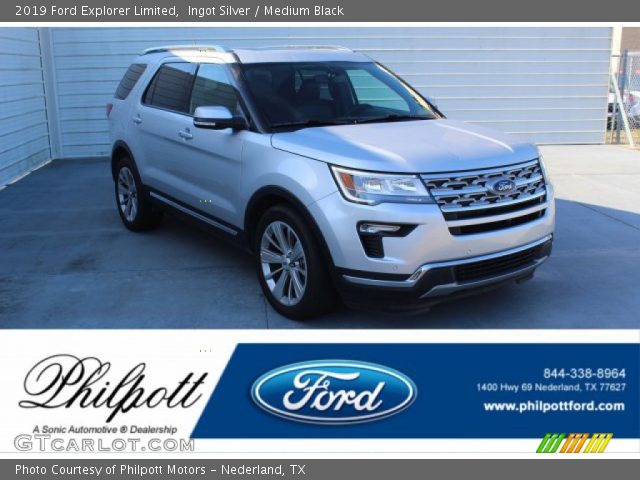 2019 Ford Explorer Limited in Ingot Silver