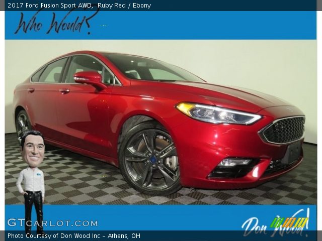 2017 Ford Fusion Sport AWD in Ruby Red