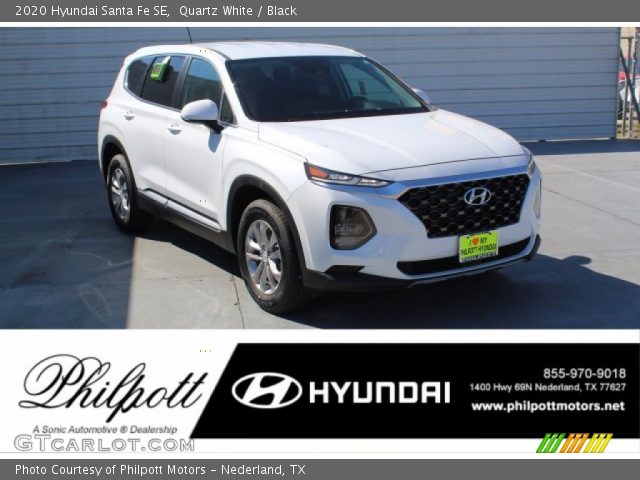 2020 Hyundai Santa Fe SE in Quartz White