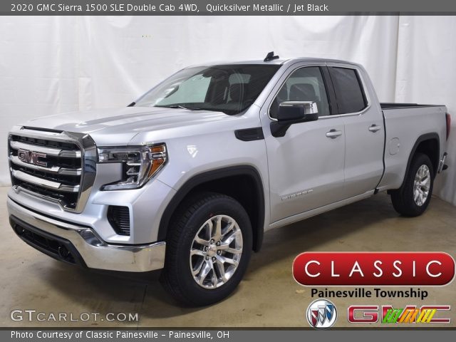 2020 GMC Sierra 1500 SLE Double Cab 4WD in Quicksilver Metallic