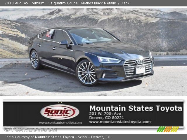 2018 Audi A5 Premium Plus quattro Coupe in Mythos Black Metallic