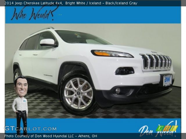 2014 Jeep Cherokee Latitude 4x4 in Bright White