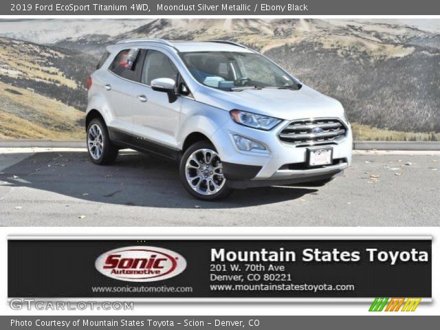 2019 Ford EcoSport Titanium 4WD in Moondust Silver Metallic