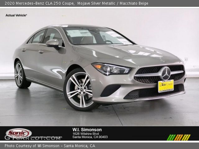 2020 Mercedes-Benz CLA 250 Coupe in Mojave Silver Metallic