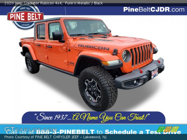 2020 Jeep Gladiator Rubicon 4x4 in Punk'n Metallic