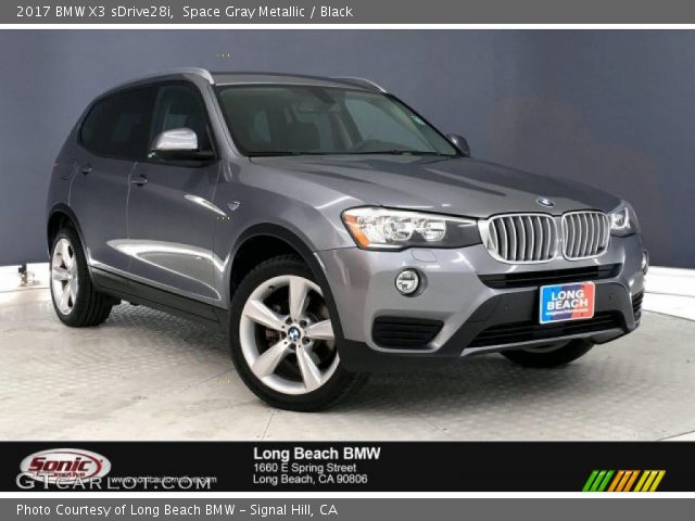 2017 BMW X3 sDrive28i in Space Gray Metallic