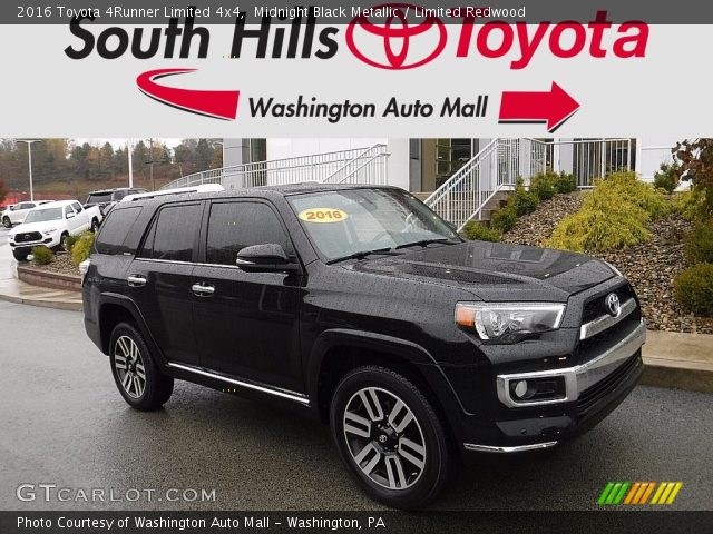 Midnight Black Metallic 2016 Toyota 4runner Limited 4x4 Limited