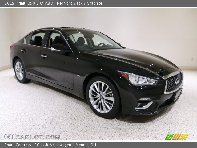 2019 Infiniti Q50 3.0t AWD in Midnight Black