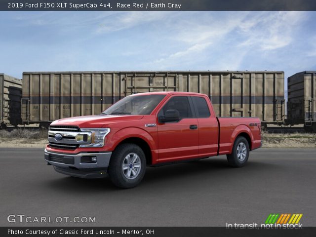 2019 Ford F150 XLT SuperCab 4x4 in Race Red