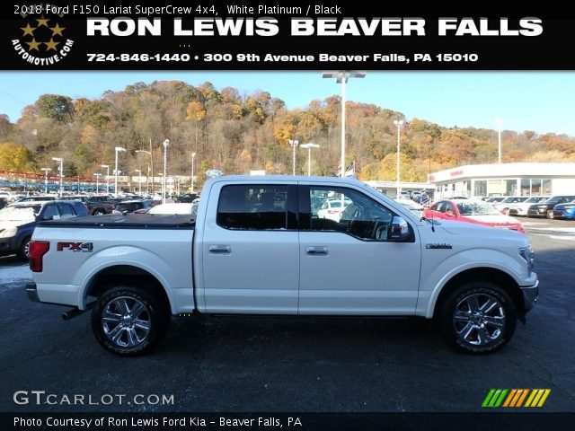 2018 Ford F150 Lariat SuperCrew 4x4 in White Platinum